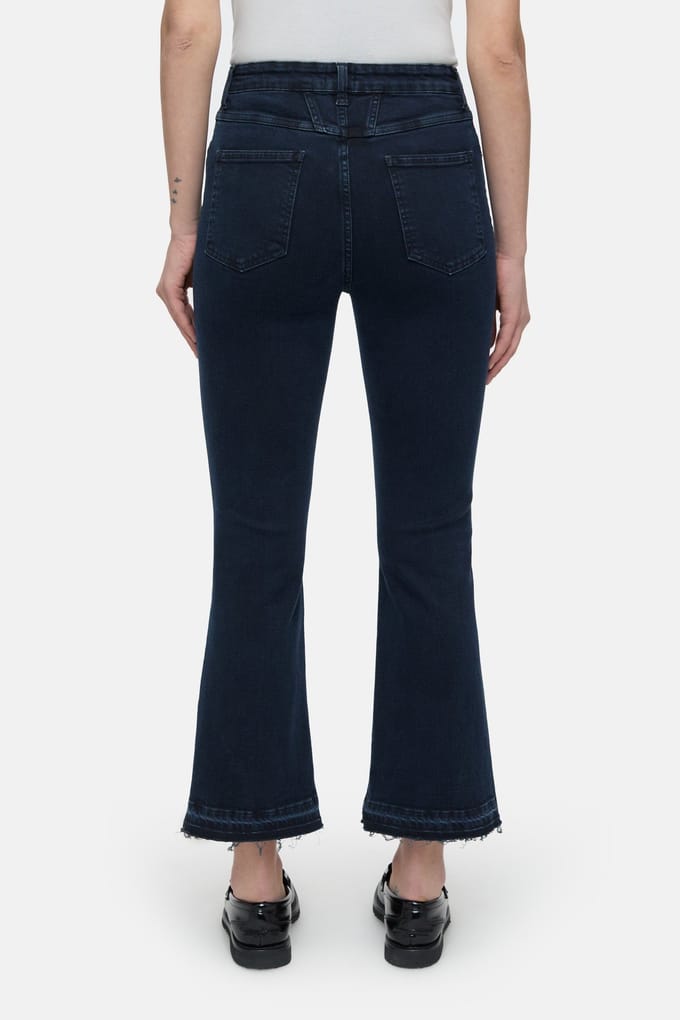 Closed Hi-sun Jeans Blue/black Maat: W24L34 | Flared Jeans Outlet | Dames | Blauw