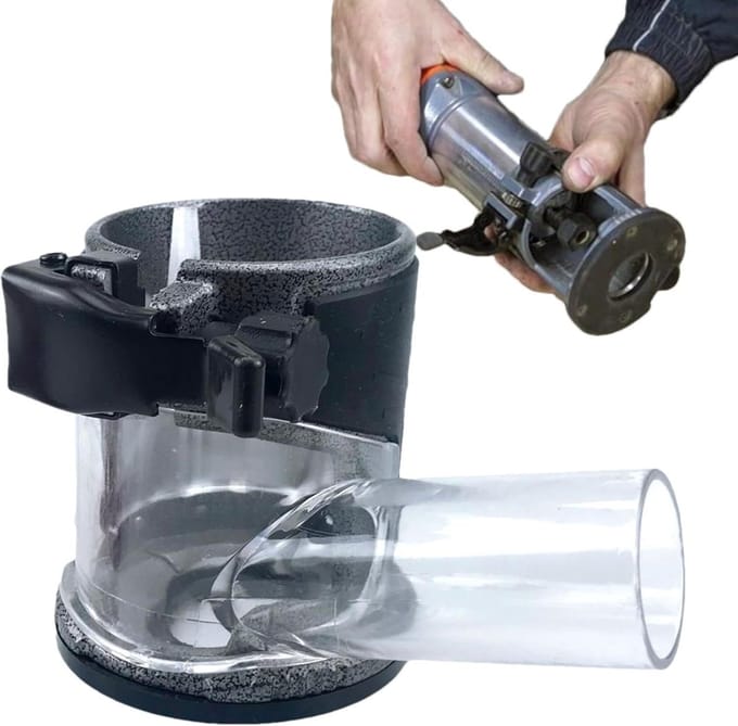 Freesblad Houder - Houtbewerking Accessoire - Precisie Werk - Ergonomisch Antislip - 9 9 cm Diameter - Meerkleurig