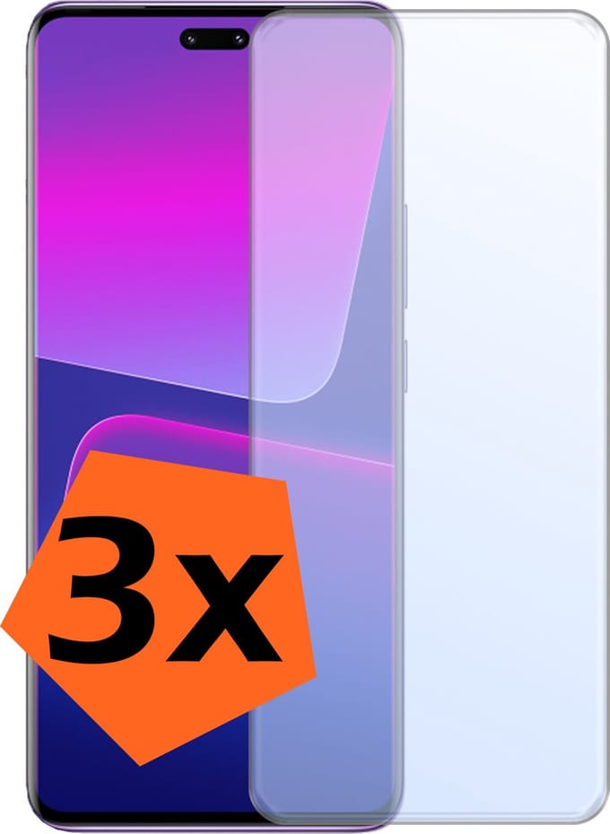 Screenprotector - 3 Stuks - Geschikt voor Xiaomi 13 Lite - Extra Sterk - Gehard Glas - Beschermglas - Tempered Glass - Screen Protector