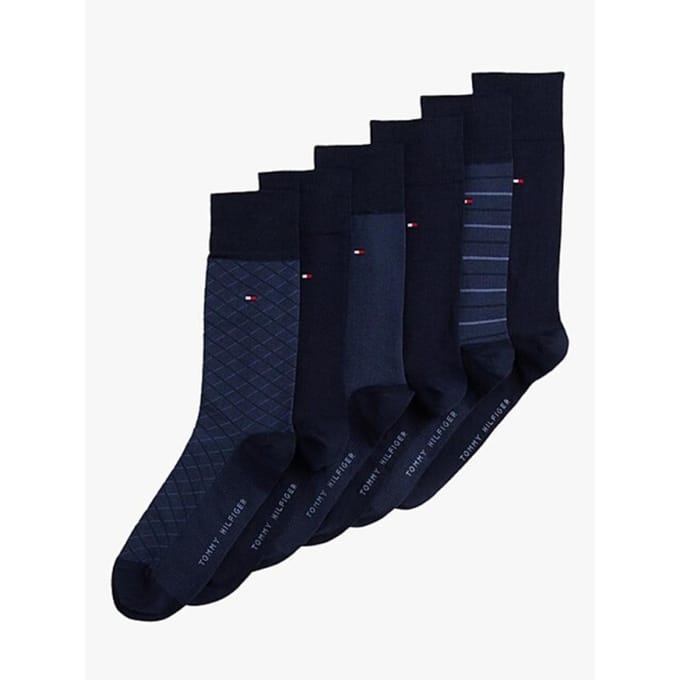 Tommy Hilfiger Cadeaubox sokken th men sock 6p tin giftbox bir 701235373/001