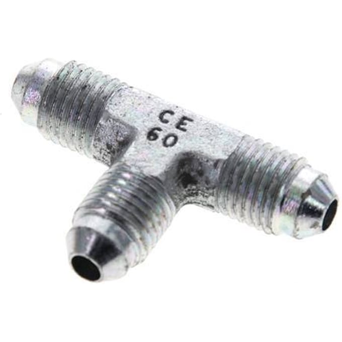JIC T-Stuk Aansluiting UNF 7/16''-20 Mannelijk Staal 310bar (4355.5psi)