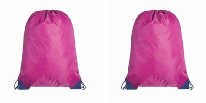 Waterdichte gymtas voor sport en school - 2 stuks