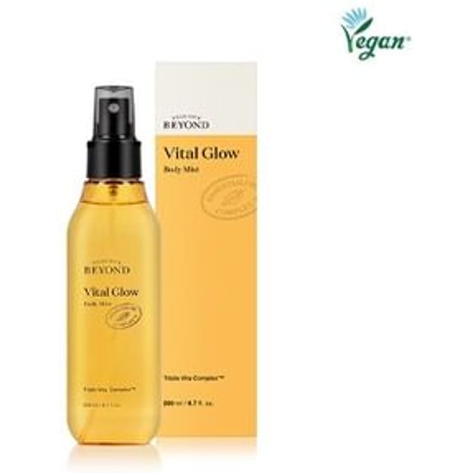 BEYOND Vital Glow Body Mist 200ml - Verhelderende & Vitamine-verrijkte Lichaamsgeur Spray white