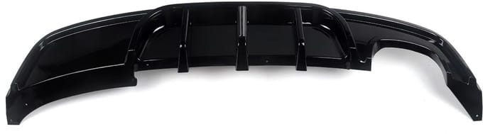 Achterdiffuser Bumper - Voor BMW 1 Serie E82 Coupe 135i M Sport - Carbon Look F1 Stijl - Auto accessoires