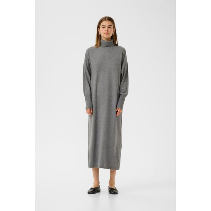 INWEAR Kellsieiw Dress Dames - Jurk - Grijs - Maat S