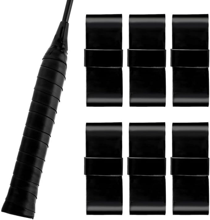 Tennis racket overgrip tape - 6 pieces - pre-cut non-slip - absorbent