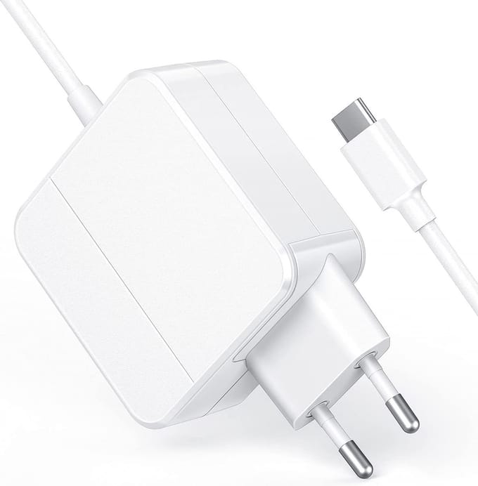 Laptop USB C oplader 65w - PD snellader - Voedingsadapter geschikt voor MacBook en HP