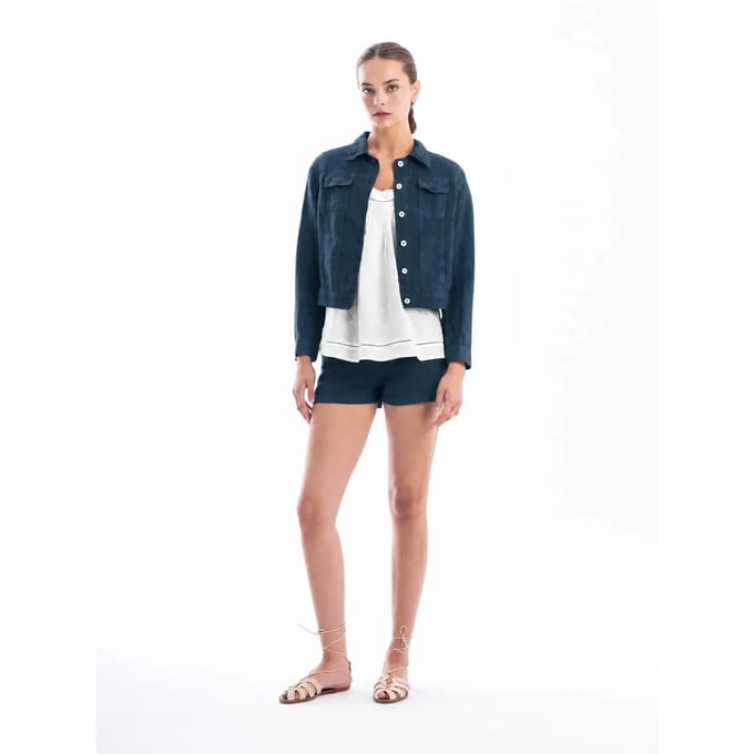 Linnenjas dames Haris Cotton