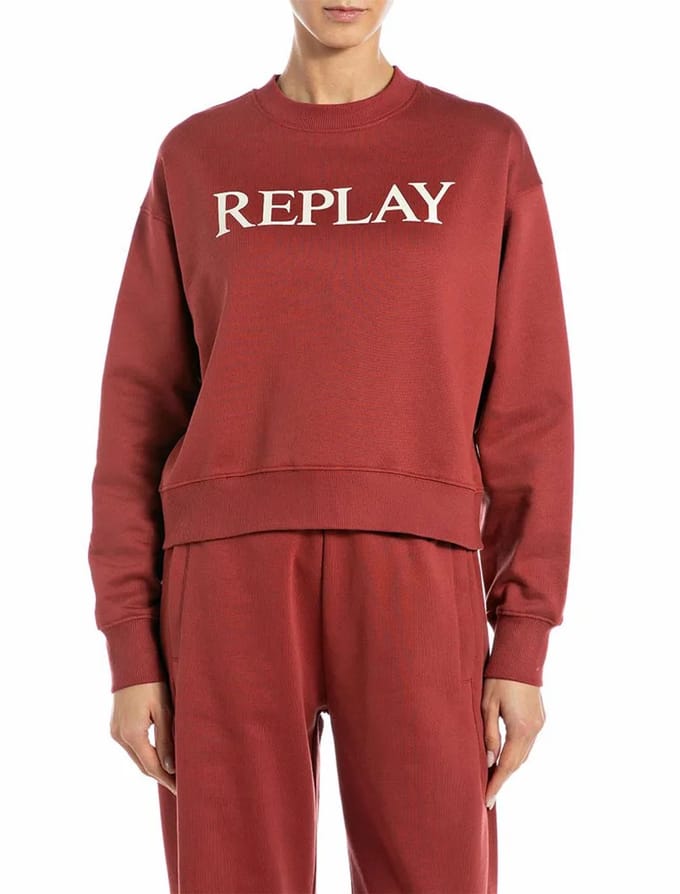 Replay W3461b.000.23802 Sweatshirt Rood L Vrouw