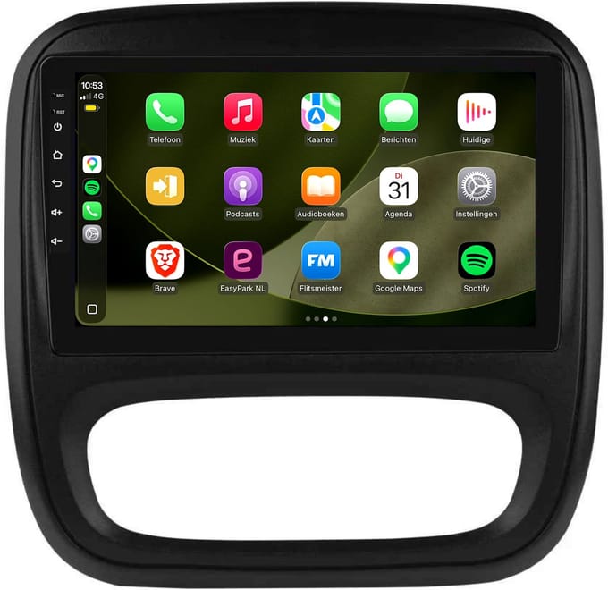 CarPlay autoradio geschikt voor Renault Trafic 3 | 2014 t/m 2021 | Android 13 | Draadloos Apple CarPlay & Android Auto | 2GB + 32GB | 8-Core processor | Davilon | 2025 model | 2014 2015 2016 2017 2018 2019 2020 2021 | Bluetooth & Wifi