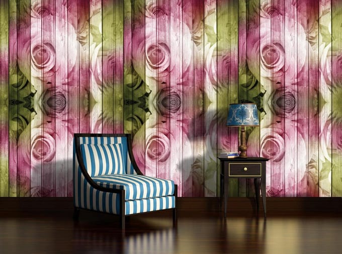 Poster | Roze | 104 x 70,5 cm