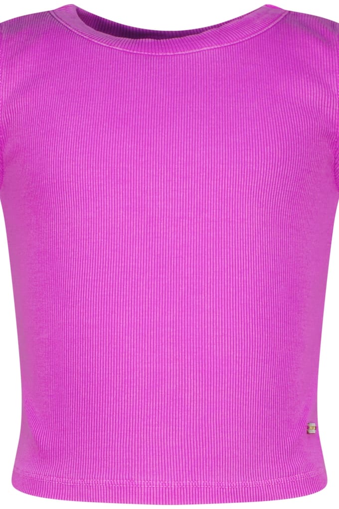 Vingino Basic-crop Rib Top Flower Purple Taglia: 2 | Outlet | kids | Viola