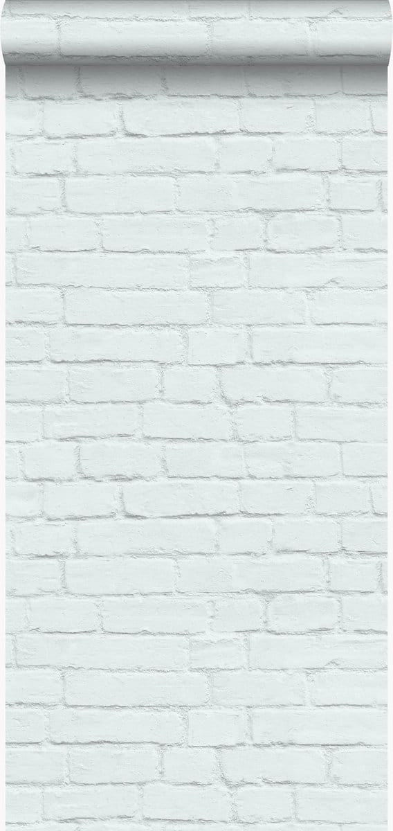 Origin Wallcoverings behang bakstenen mintgroen - 347487 - 53 cm x 10,05 m