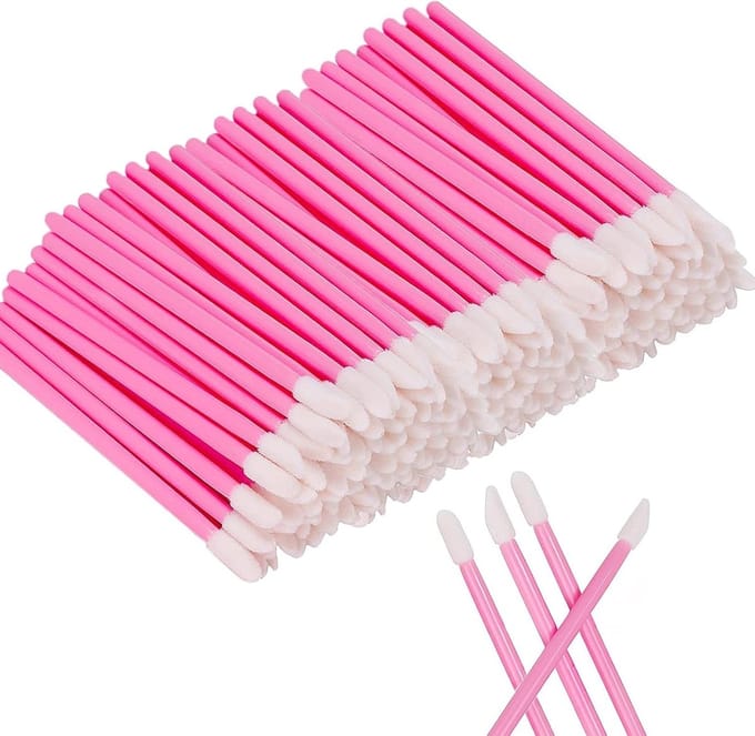 200PCS Lip Brush Wands voor Lipstick, Lip Gloss en Concealer - Professionele Make-up Applicators