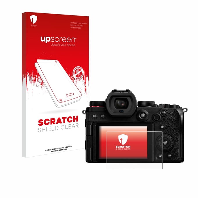 upscreen - Screenprotector voor Panasonic Lumix DC-S5 / DC-S5D (2024) - Folie Beschermfolie transparant