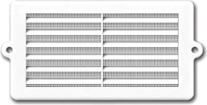 Rechthoekig ventilatierooster, voor inbouw, 50 cm, 61 x 130 cm,