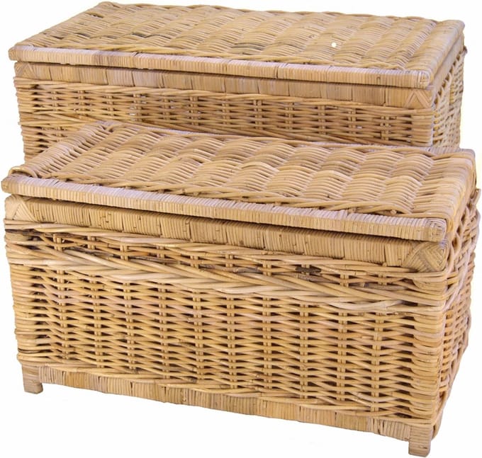 Opbergmand 77x40x43 Naturel