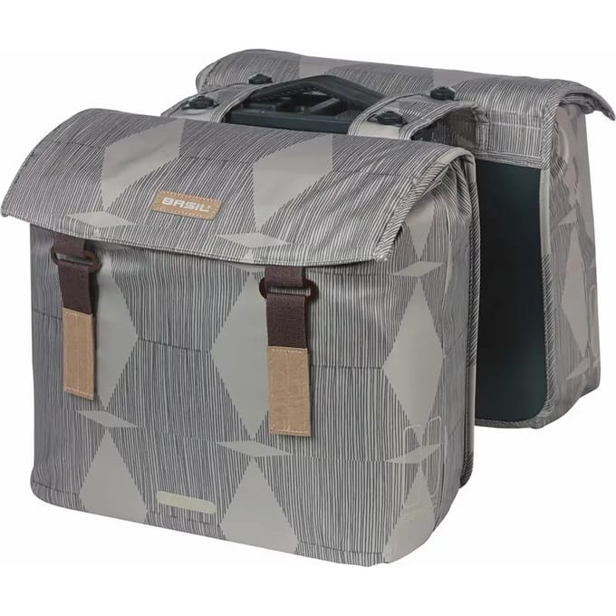 Dubbele fietstassen Basil Elegance Mik (x2)