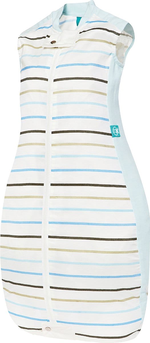 Babyslaapzak - Ergopouch - Slaapzak organic blue stripe 0,3 TOG - 2-12m