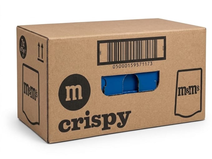 M&M'S Crispy - Melk Chocolade Snoepjes - Doos - 4725g (7x675g)