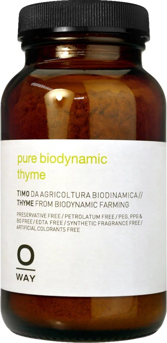 Oway Pure Biodynamic Thyme scalp care with dry or oily dandruff