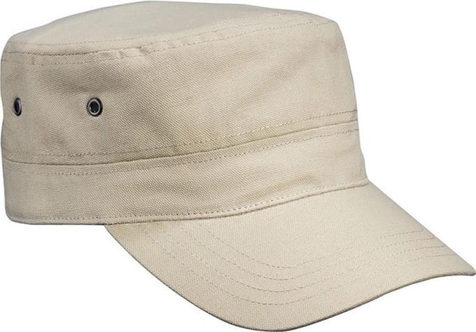 Myrtle Beach Volwassenen Unisex Militaire Kap (Khaki)