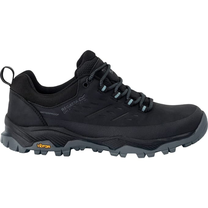 Regatta Dames/Dames Blake Laag Loopschoenen (Zwart/Groen Haze)