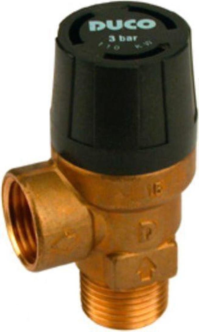 Waterklus CV Overstortventiel 1/2"