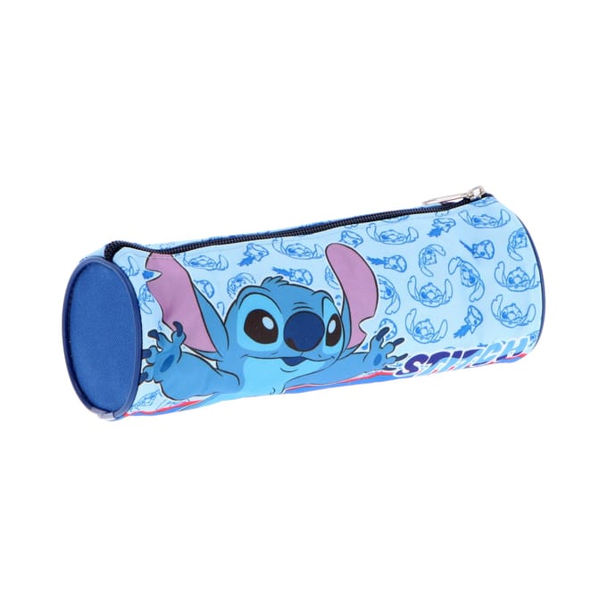 Lilo & Stitch Etui - Pennenetui voor Kind - Rond - Blauw - Pennenzak