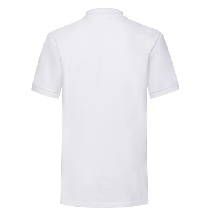 Fruit of the Loom Heren Piqué Polo Shirt (Wit)