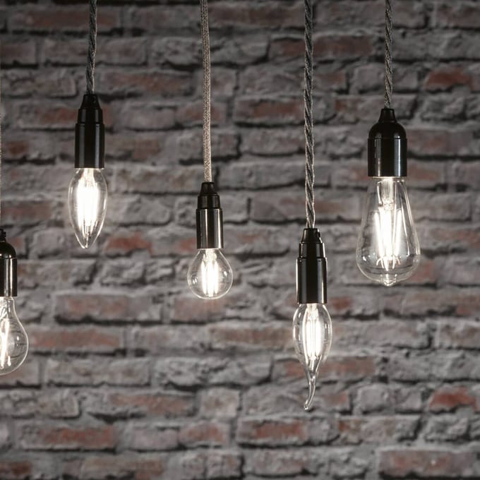 Filament 230 V LED-kogellamp E14 470lm 4,8W 4000K Mat