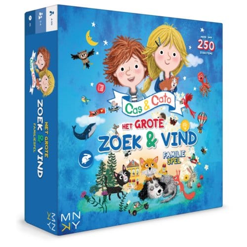 Het grote zoek & vind familiespel van Cas & Cato Bordspellen