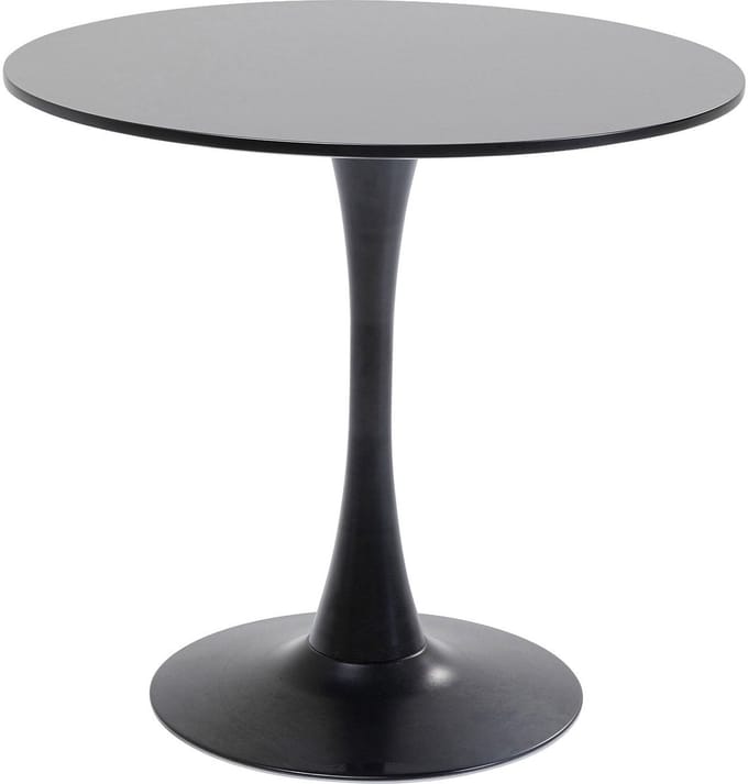 Eettafel Schickeria Ø80cm zwart Kare Design
