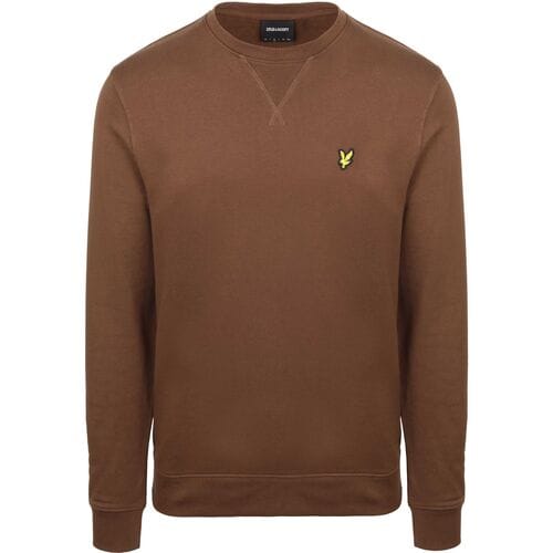 Lyle & Scott Sweat Crewneck Bruin - Maat XXL - Heren - Sweaters