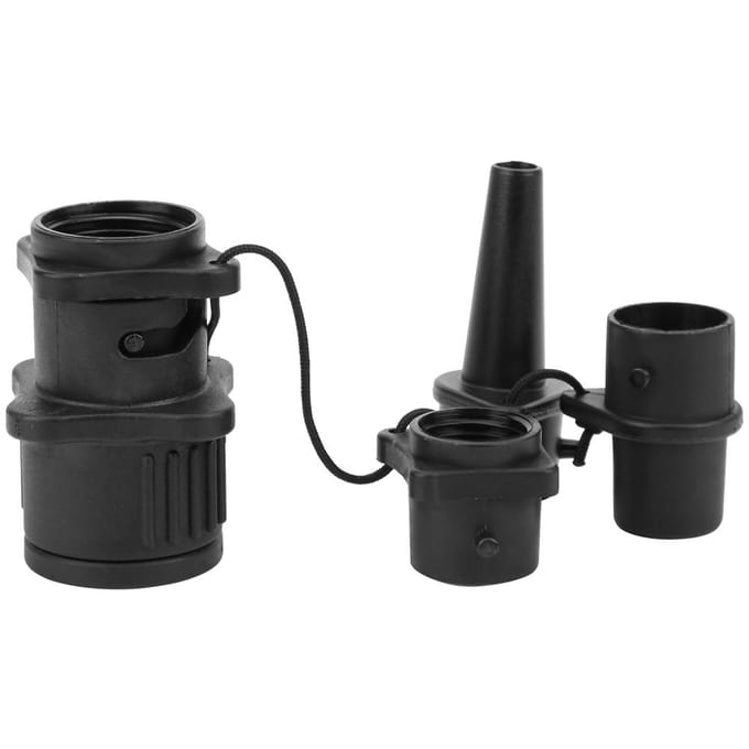 Kajak Luchtklep Connector Multifunctionele Bootklep Adapter Opblazen Surfplank Accessoire black