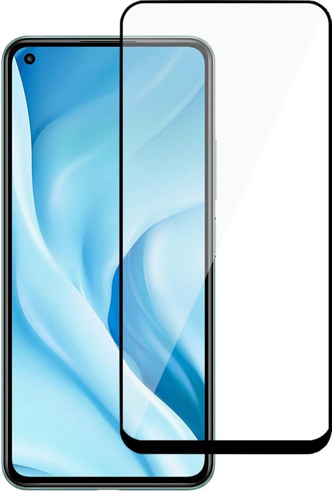 Screenprotector geschikt voor Xiaomi Mi 11 Lite - Glas Full Screen Protector