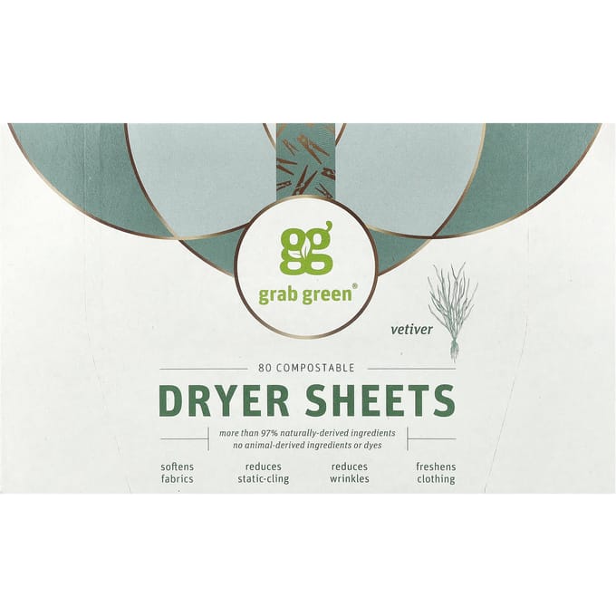 Drogerbladen, Vetiver, Biologisch Afbreekbare Bladen 80 gray