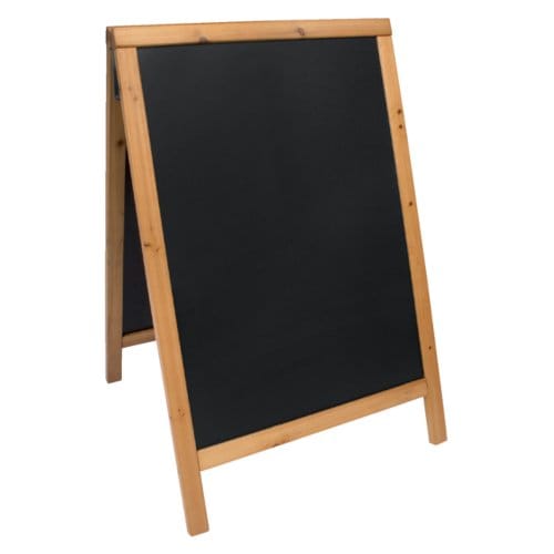 Securit® Woody kleine bestratingsplank van dennenhout in teak, 85 cm