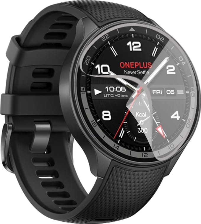 Screenprotector geschikt voor OnePlus Watch 2R - 1x FlexGuard Screen Protector