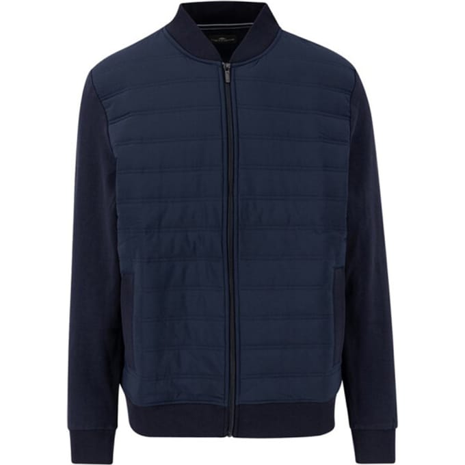 Fynch Hatton - Sweatvest - Mannen - XL - Blauw - Katoen - 1000-1361