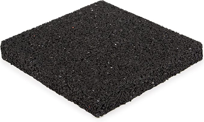 Rubbermagazijn - Rubber tegeldragers - 60 tegels - 15x15cm - Dikte 2 cm - Terrasdrager