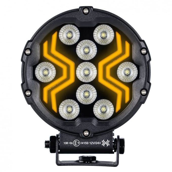 LED-Werklamp met IP67-bescherming 9 LEDS Spider