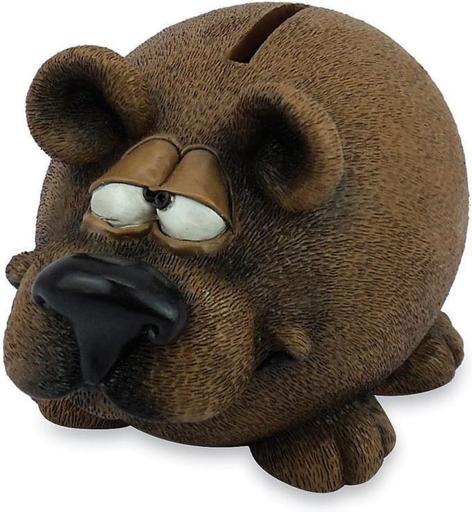 Spaarpot hond dog honden 14 cm