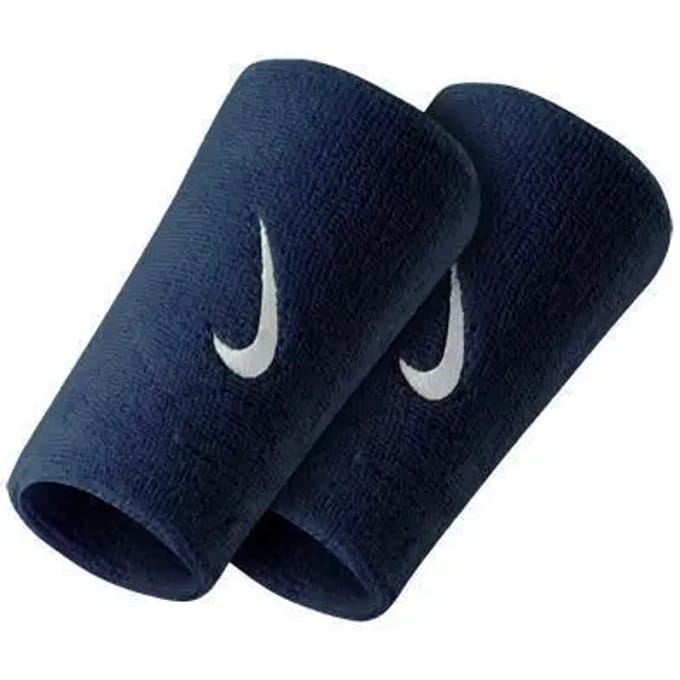 Nike Swoosh Doublewide Polsbanden - Accessoires - blauw donker - ONE