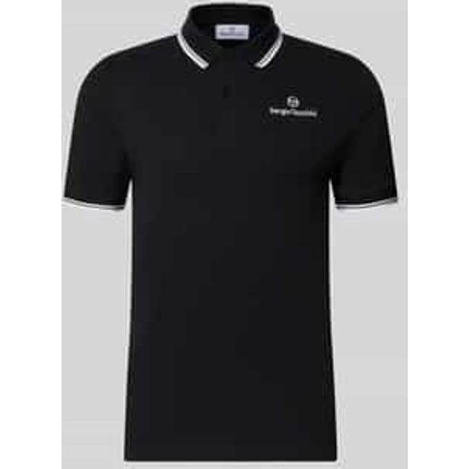 slim fit poloshirt met gestikt logo model 'Reed'