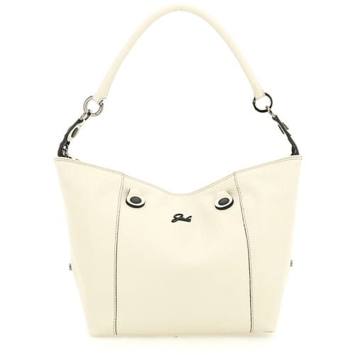 Gabs Leren Schoudertas G3 Plus TG Bull Black Shoulder Bag Cream Crème