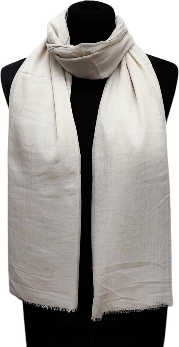 Lange Dunne Sjaal - Effen - Khaki - 180 x 95 cm (23937#)