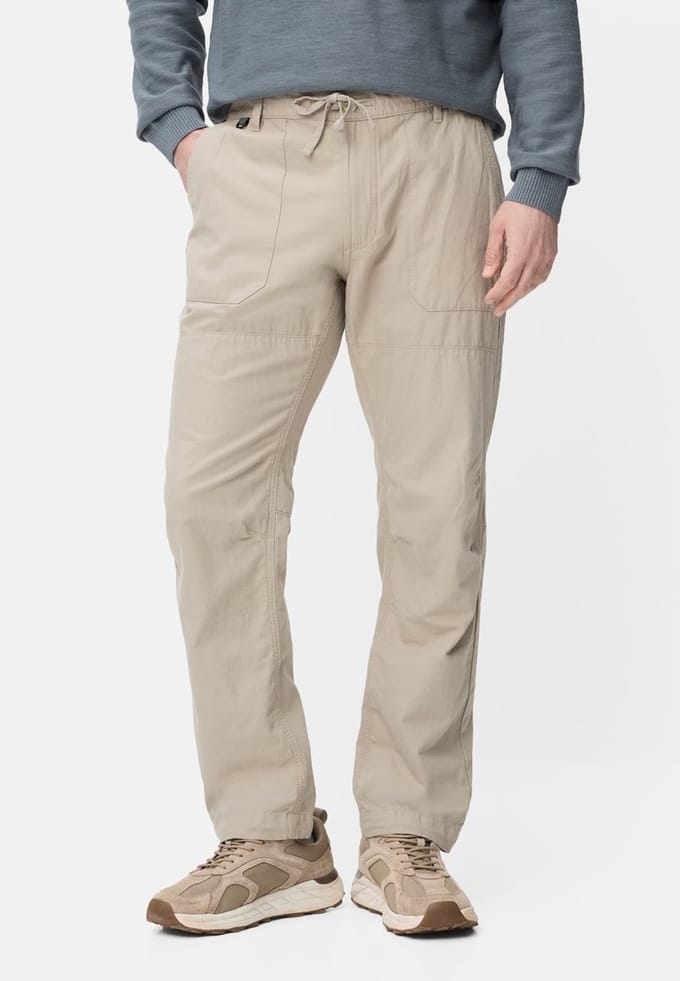 camel active Chinobroek met trekkoord - Maat - Beigemenswear-36/32