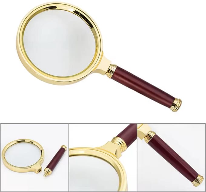 Vergrootglas - Loep - 8CM - Vergroot glas - Met handvat - CHPN