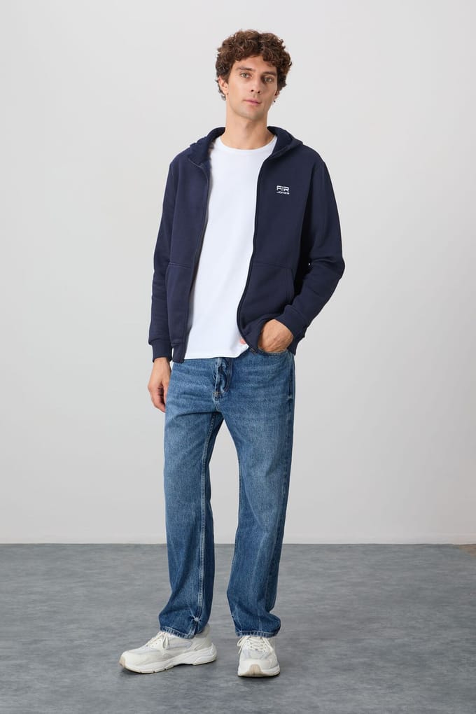 Heren Hoodie Zip Sweatshirt